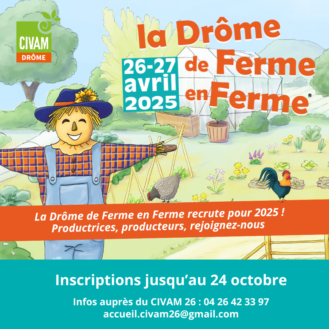 De ferme en ferme 2025 : les inscriptions, c'est maintenant